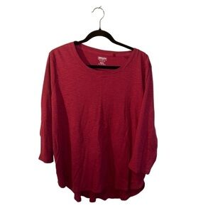 Kirkland Ladies’ Cotton Club Tee XL | Classic 3/4 Sleeve Comfort